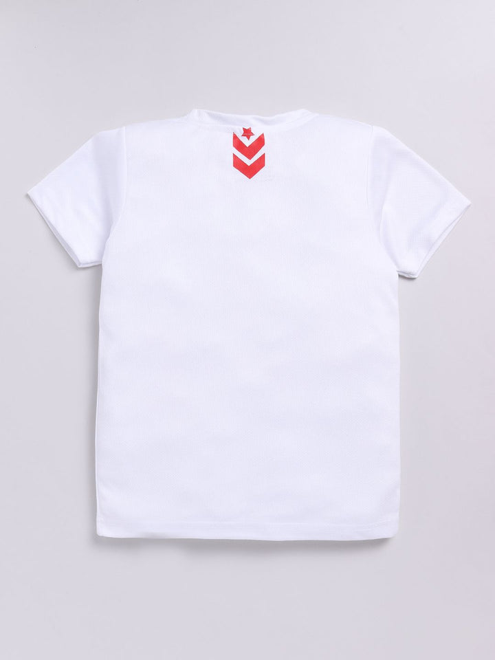 HRX by Hrithik Roshan Boys Typography Printed Rapid-Dry T-shirt