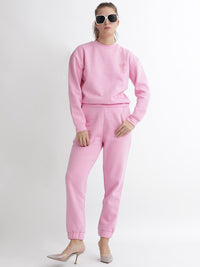 RAREISM Women Slim-Fit Mid-Rise Cotton Joggers