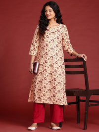 Anouk Printed Straight Kurta