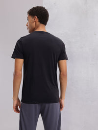 HRX by Hrithik Roshan Typography Print Rapid-Dry Training T-shirt