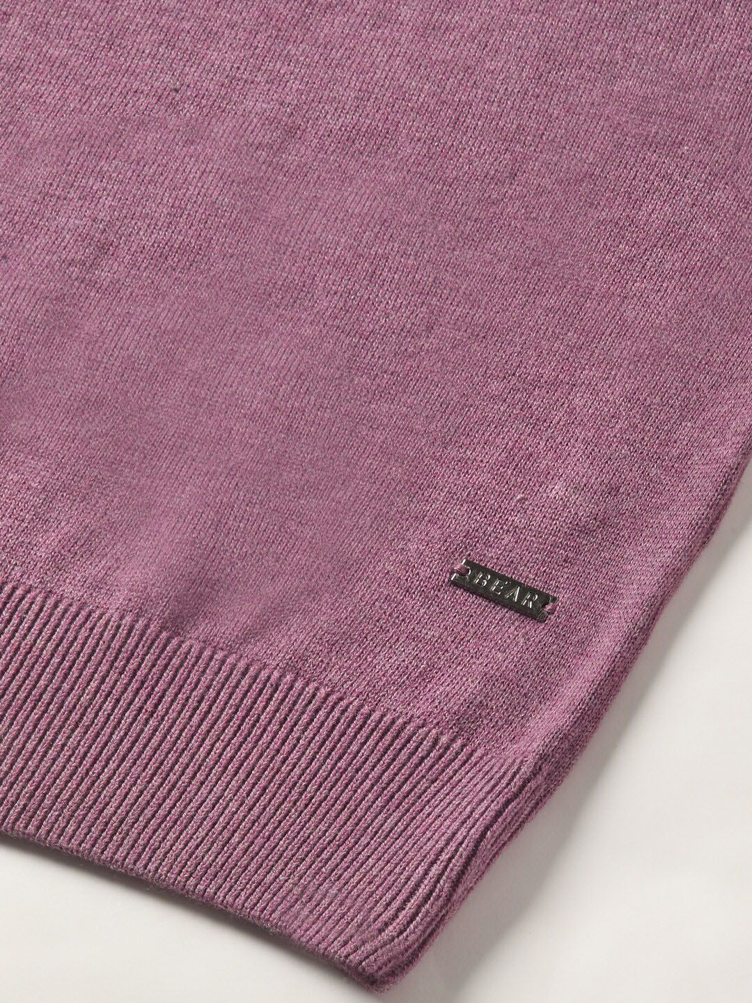 THE BEAR HOUSE Men Solid Regular Fit Cotton Polo Collar T-Shirt