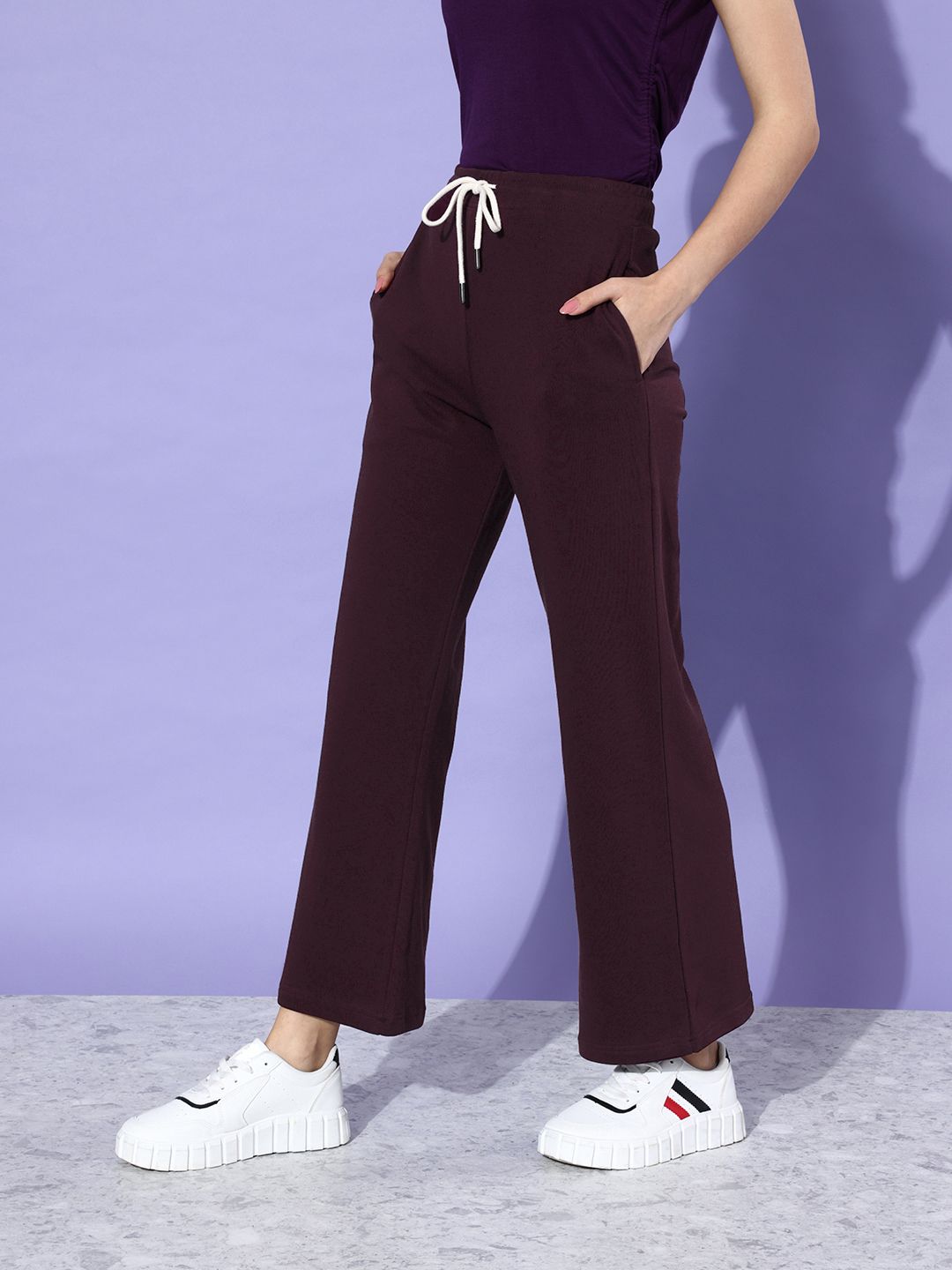 DILLINGER Women Solid Relaxed Fit Track Pant