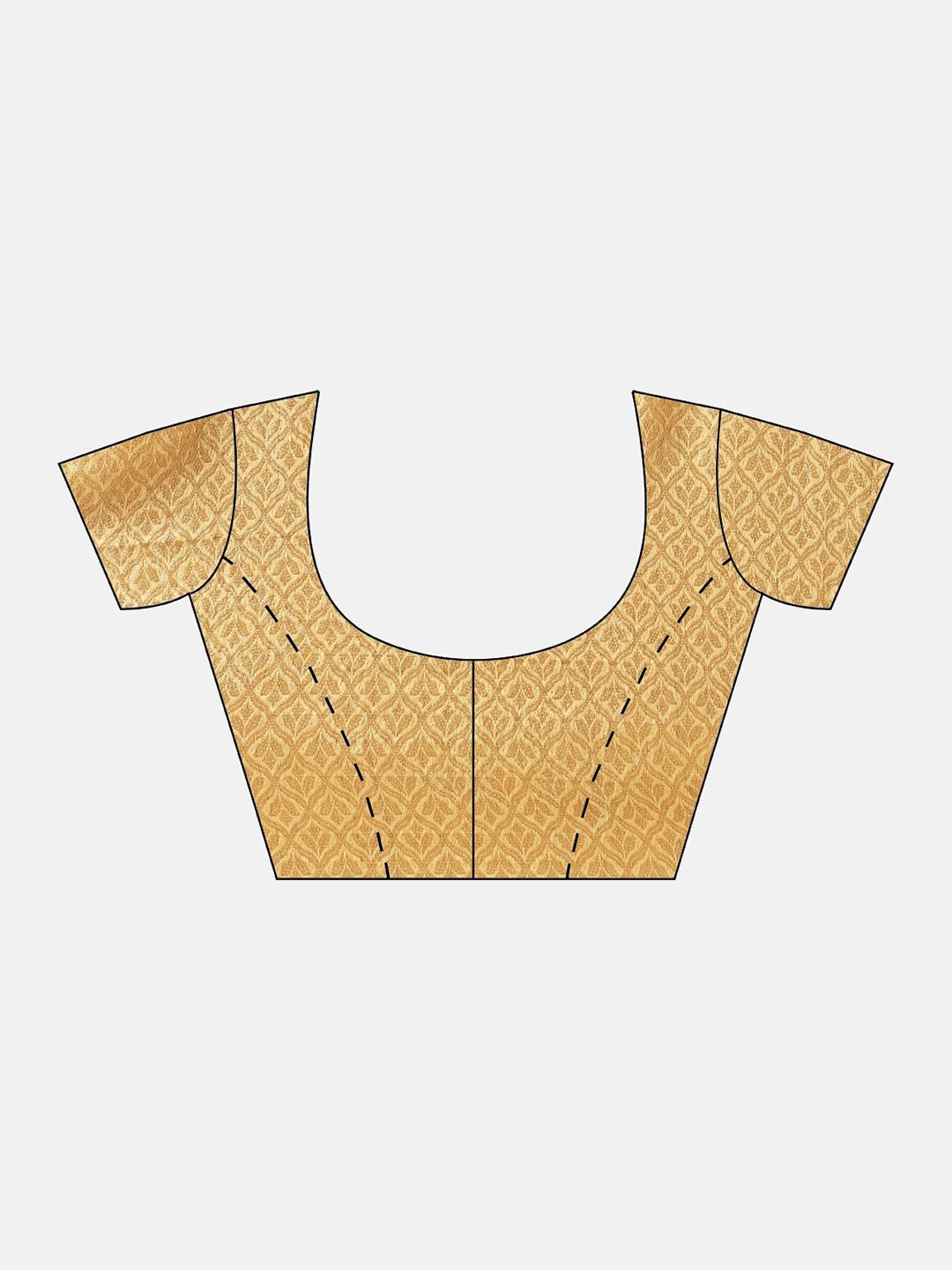 Saree mall Blue & Gold-Toned Ethnic Motifs Sarees