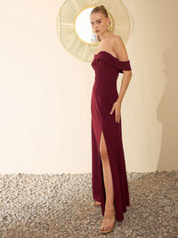 Berrylush Off-Shoulder Maxi Dress