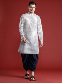 Anouk Striped Pure Cotton Kurta with Dhoti Pants
