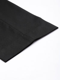 Park Avenue Men Black Smart Fit Low-Rise Formal Trousers