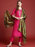 Anouk Regular Kurta with Trousers & With Dupatta