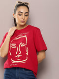 DILLINGER Graphic Printed Oversized Pure Cotton T-Shirt