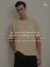 Difference Of Opinion Men Short Sleeve Oversized Crew Neck Printed Tshirt