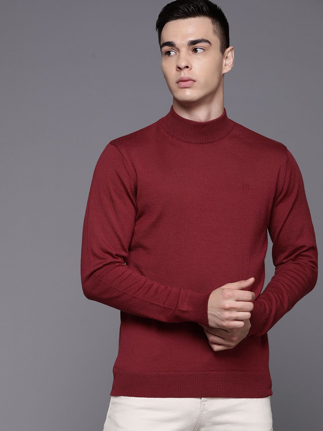 Raymond High Neck Smart Casual Pullover