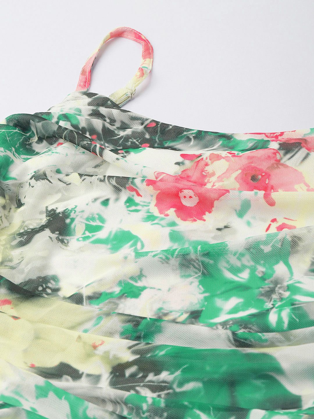 DressBerry Blossom Blur Draped Curation Mesh Top