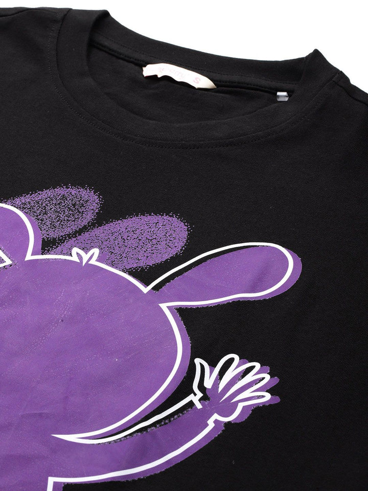 DressBerry Printed Drop-Shoulder Pure Cotton T-shirt