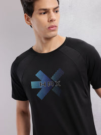 HRX by Hrithik Roshan Men Brand Logo Printed Rapid-Dry Training T-shirt
