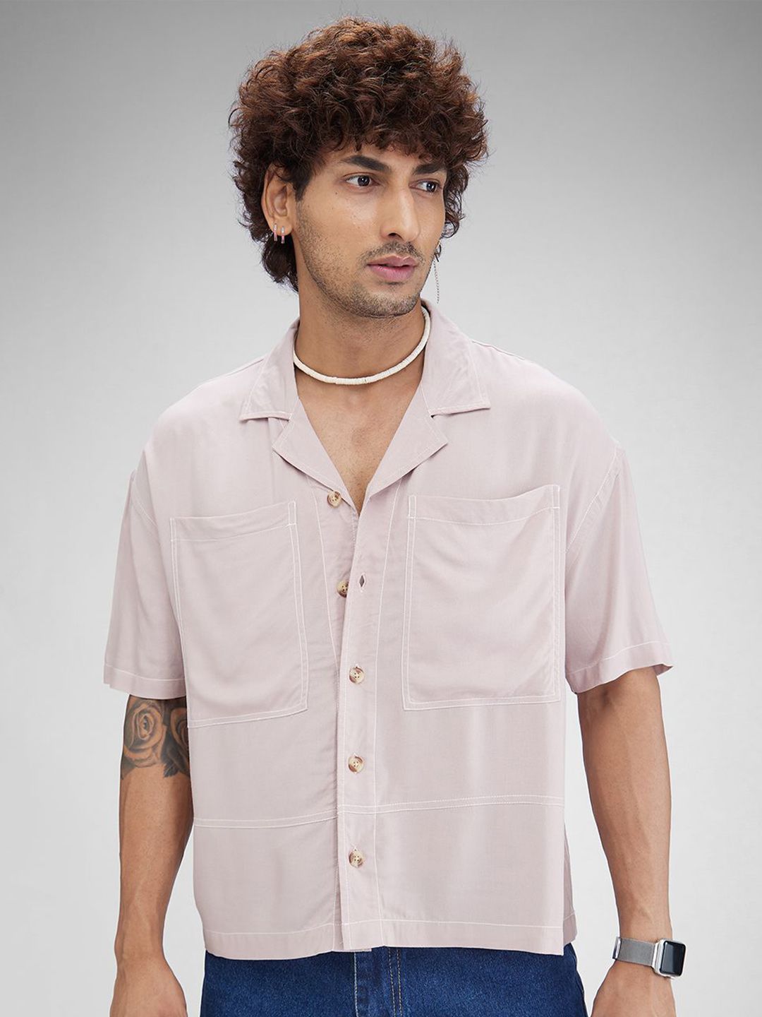 VASTRADO Men Classic Opaque Casual Shirt