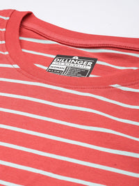 DILLINGER Striped Boxy T-shirt