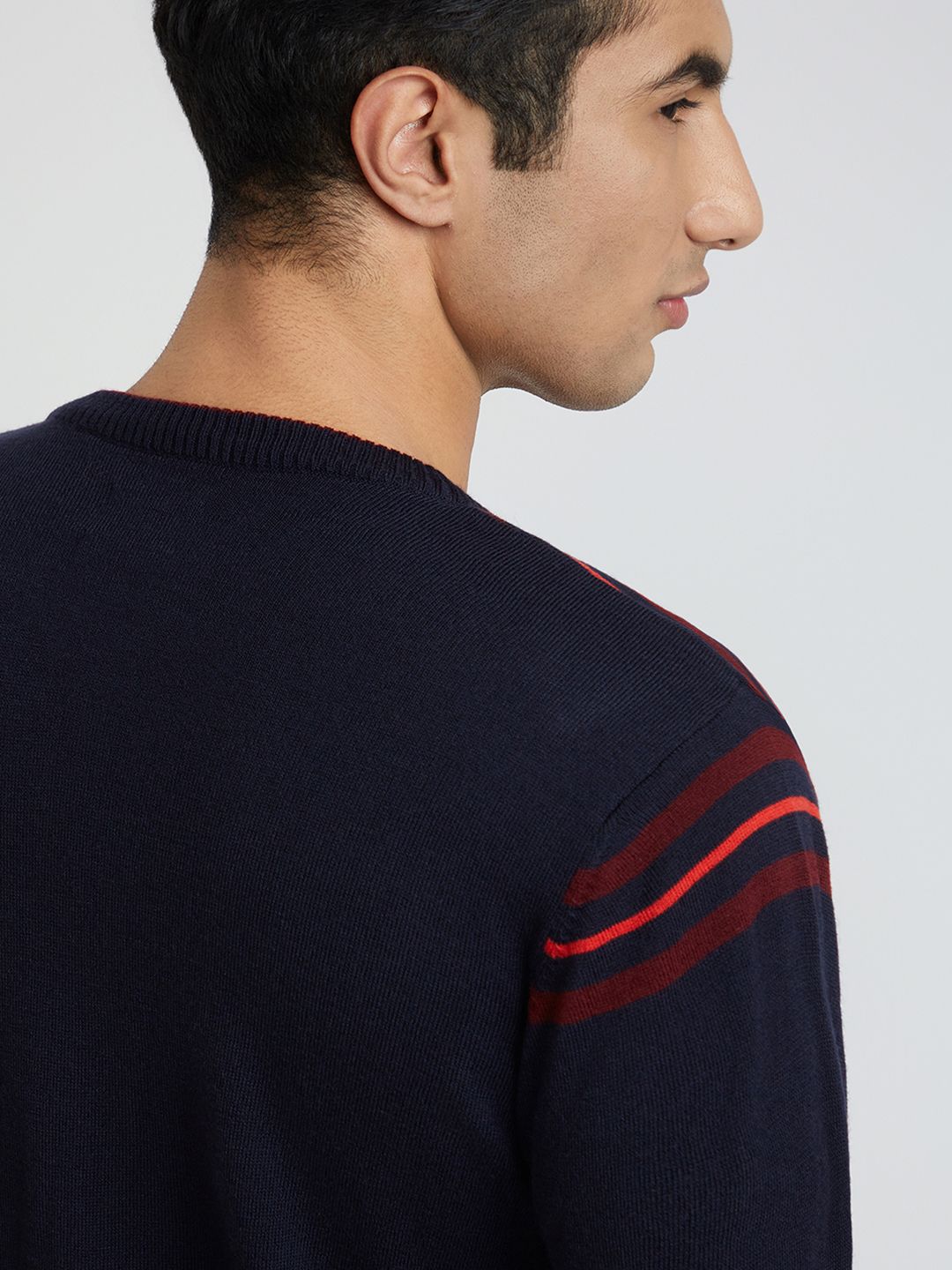 Raymond Men Navy Blue Pullover