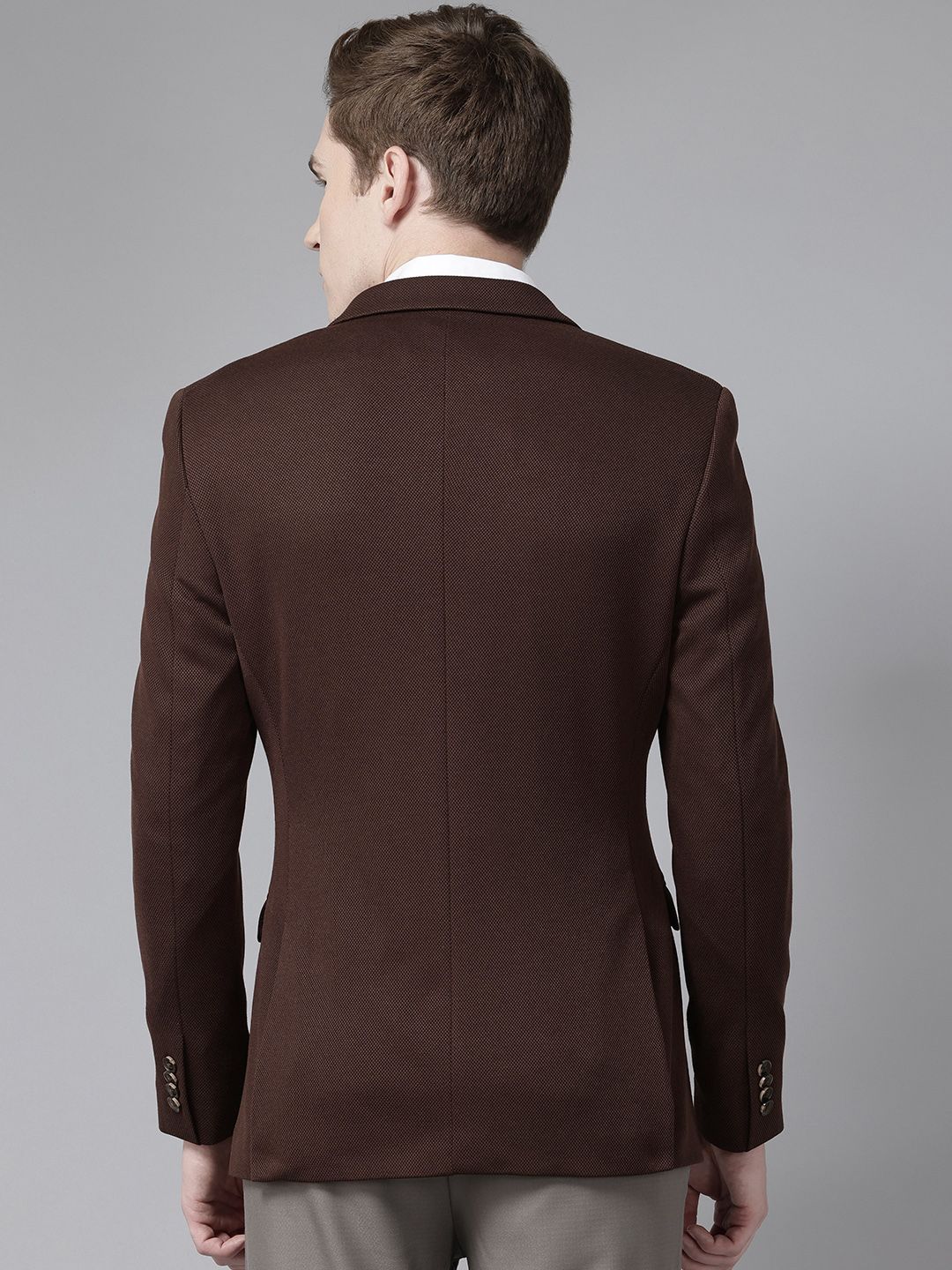 Park Avenue Slim Fit Single-Breasted Semiformal Blazer