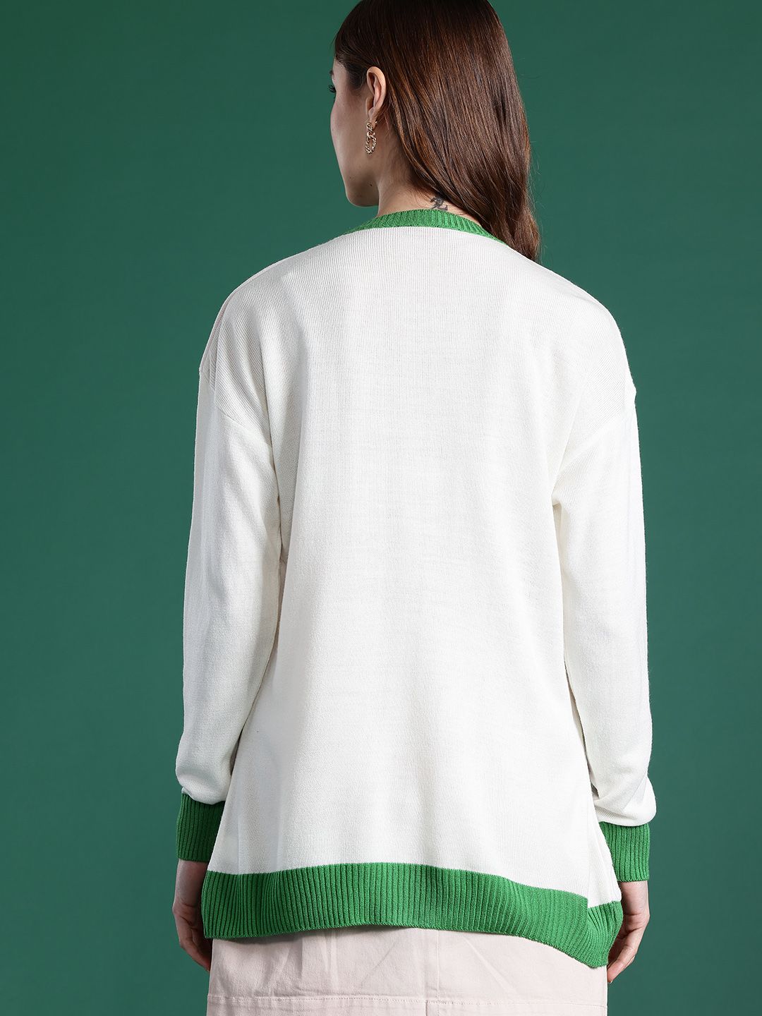 DressBerry Self-Design Applique Detail Pullover