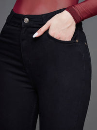 Miss Chase Women Black Skinny Fit High-Rise Jeans