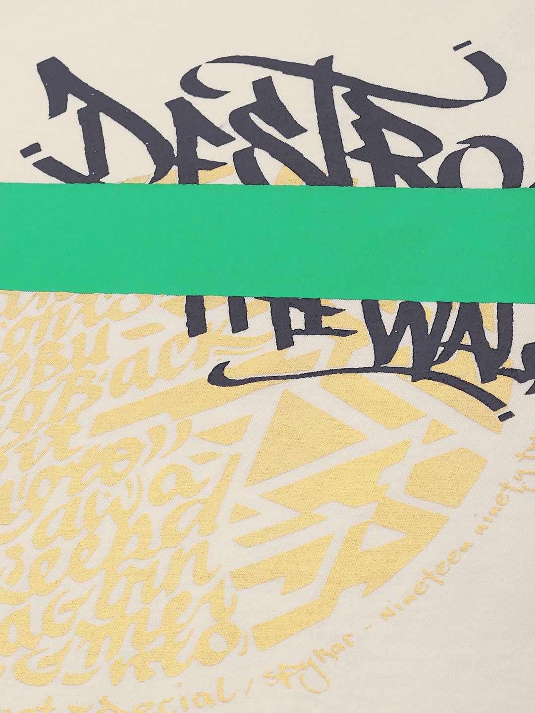 SPYKAR Printed Pure Cotton Slim Fit T-shirt