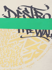 SPYKAR Printed Pure Cotton Slim Fit T-shirt