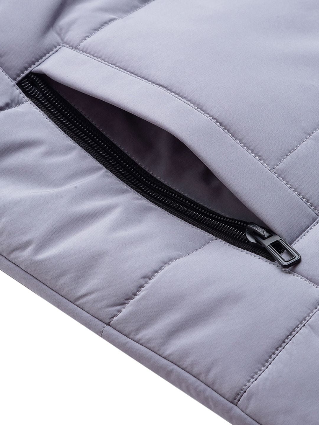 Being Human Men Grey Checked Longline Open Front Jacket