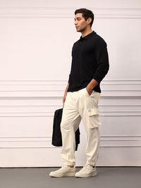 Mr Bowerbird Men Pleated Cotton Linen Cargos