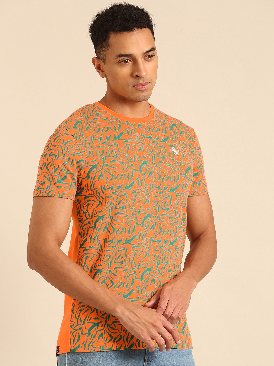 Being Human Printed Pure Cotton T-shirt