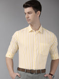 Park Avenue Pure Cotton Slim Fit Striped Formal Shirt
