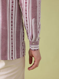 Anouk Woven Design Geometric Kurta