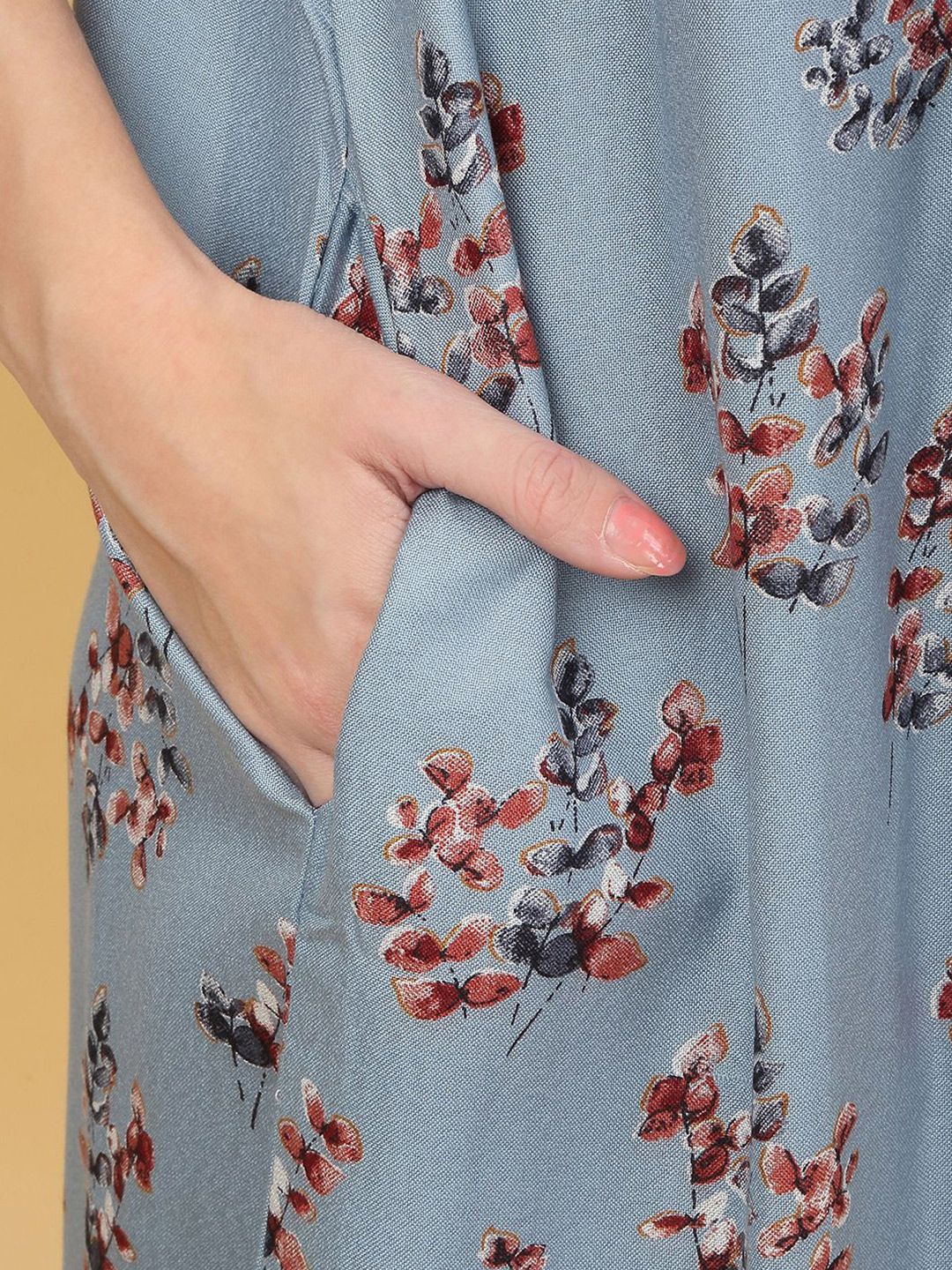 Sweet Dreams Printed pure cotton Maxi Nightdress