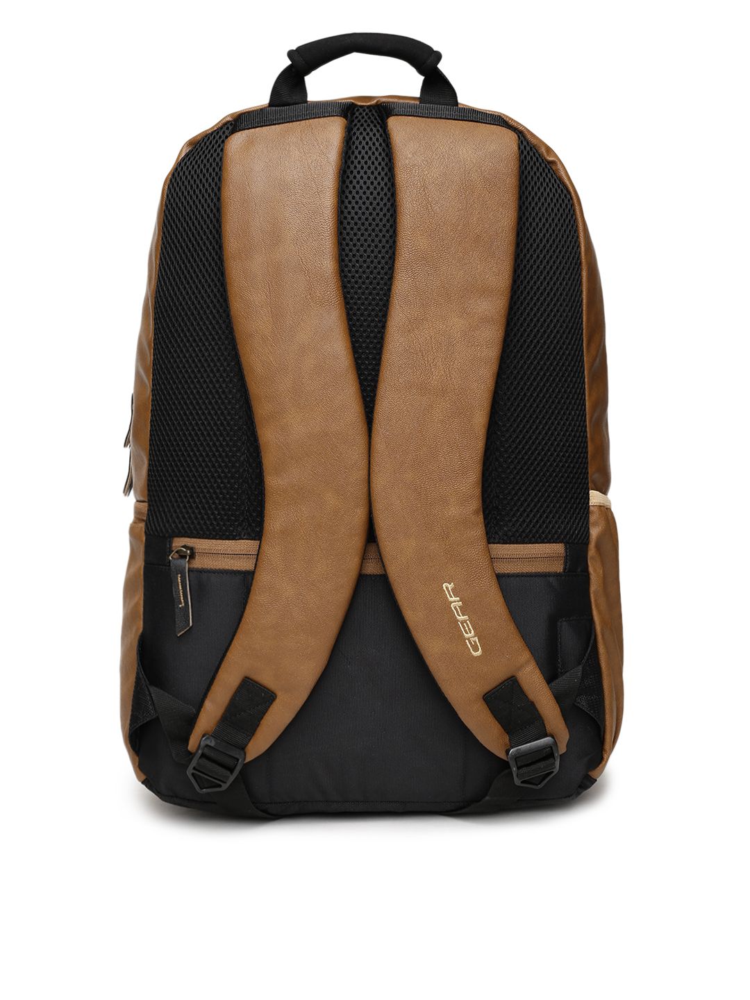 Gear Unisex Tan Solid Laptop Backpack