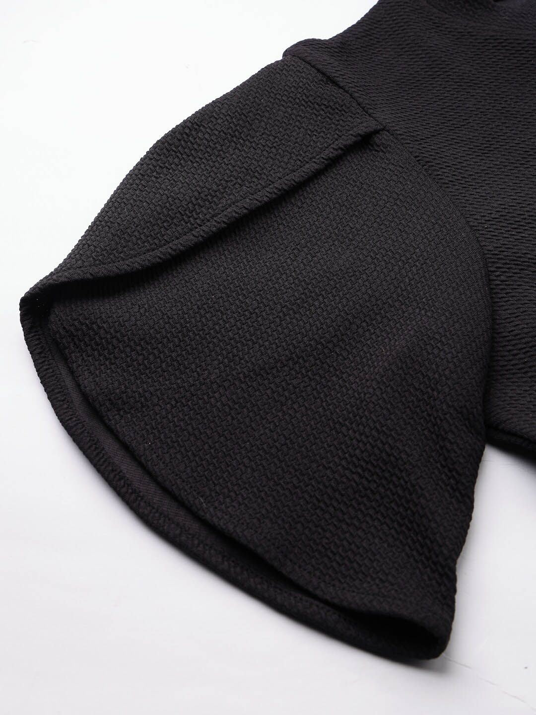 Style Quotient Black Round Neck Top