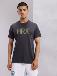 HRX by Hrithik Roshan Brand Logo Printed Rapid-Dry Training T-shirt