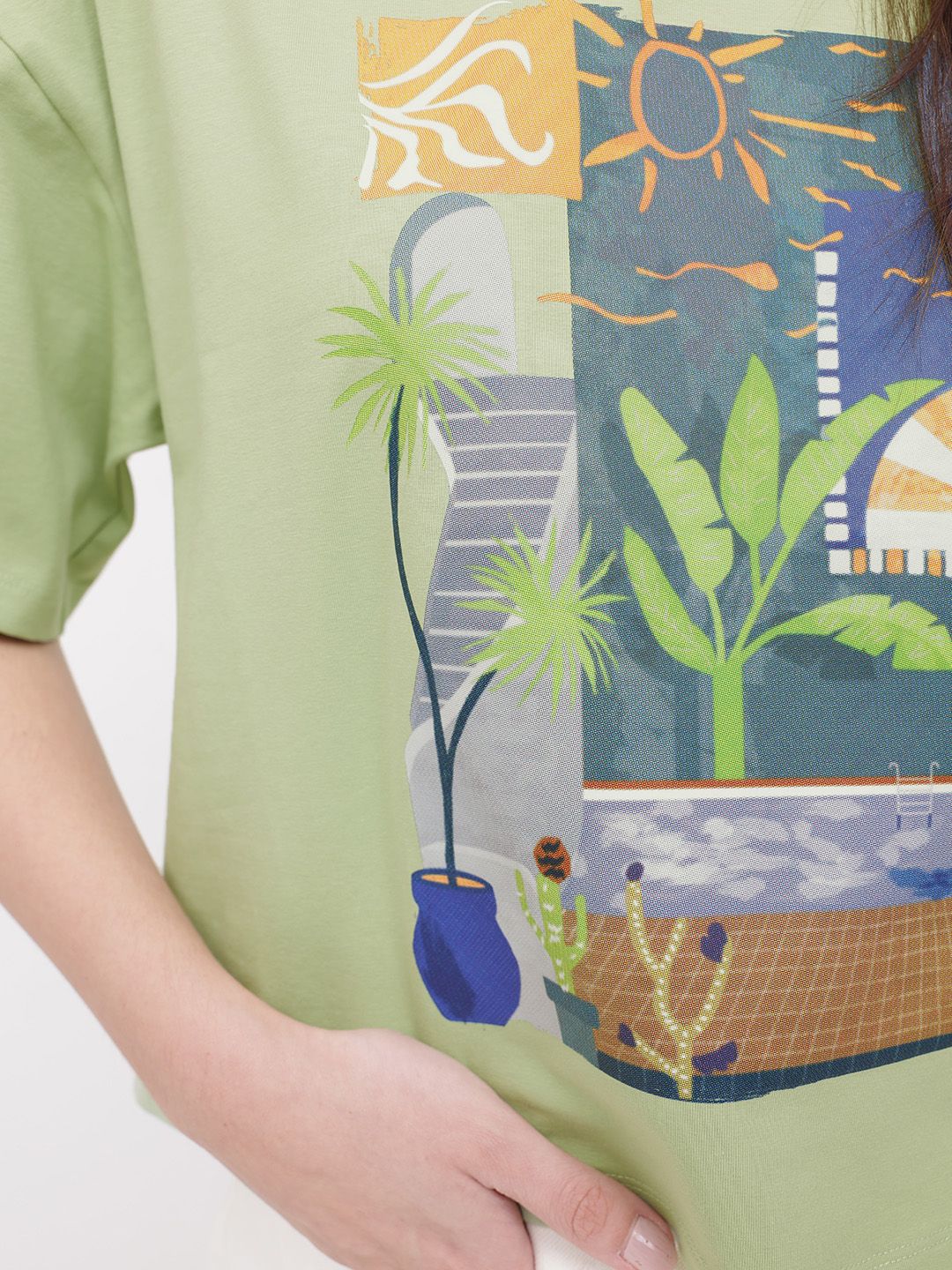 T-shirt grafik matcha cool cool cool cool