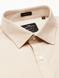 Park Avenue Men Pure Cotton Textured Slim Fit Formal Shirt