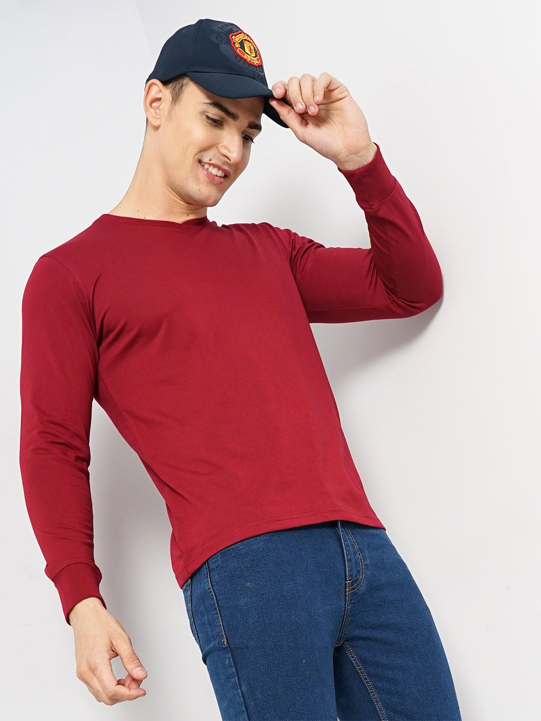 Baju-T Kasual V-Neck Indian Garage Co