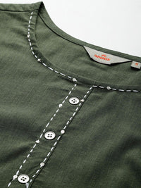 Anouk Solid A-Line Kurta