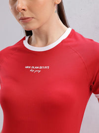 HRX by Hrithik Roshan Printed Raglan Sleeves T-shirt Dress