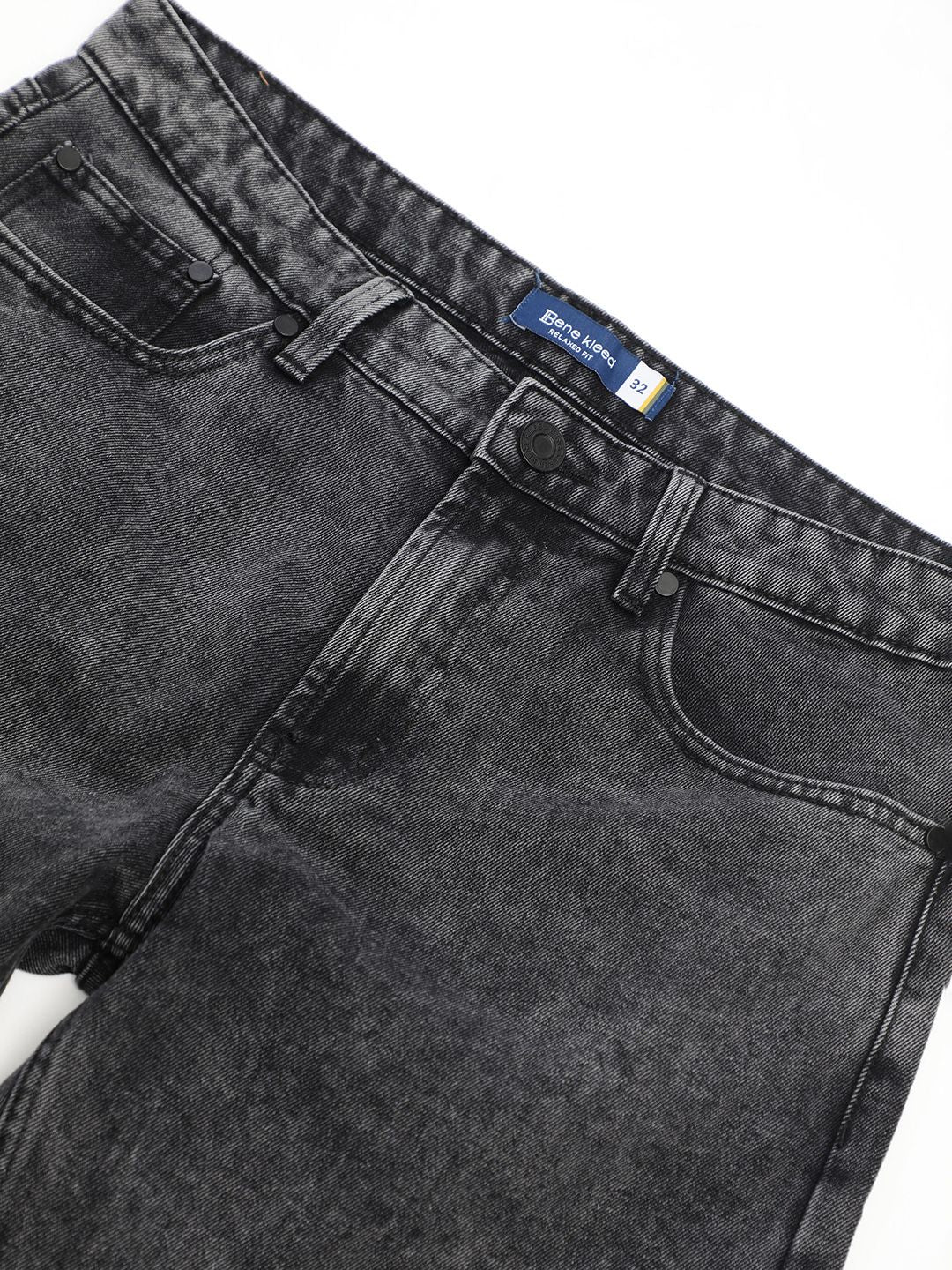 Bene Kleed Men Mid-Rise Relaxed Fit Pure Cotton Jeans