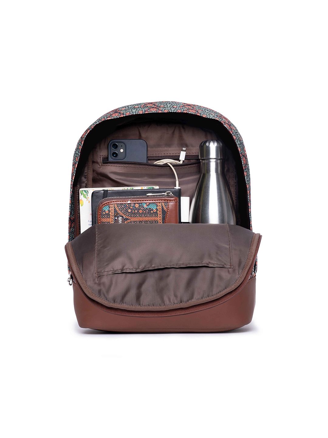 ZOUK Ethnic Motifs Printed Backpack