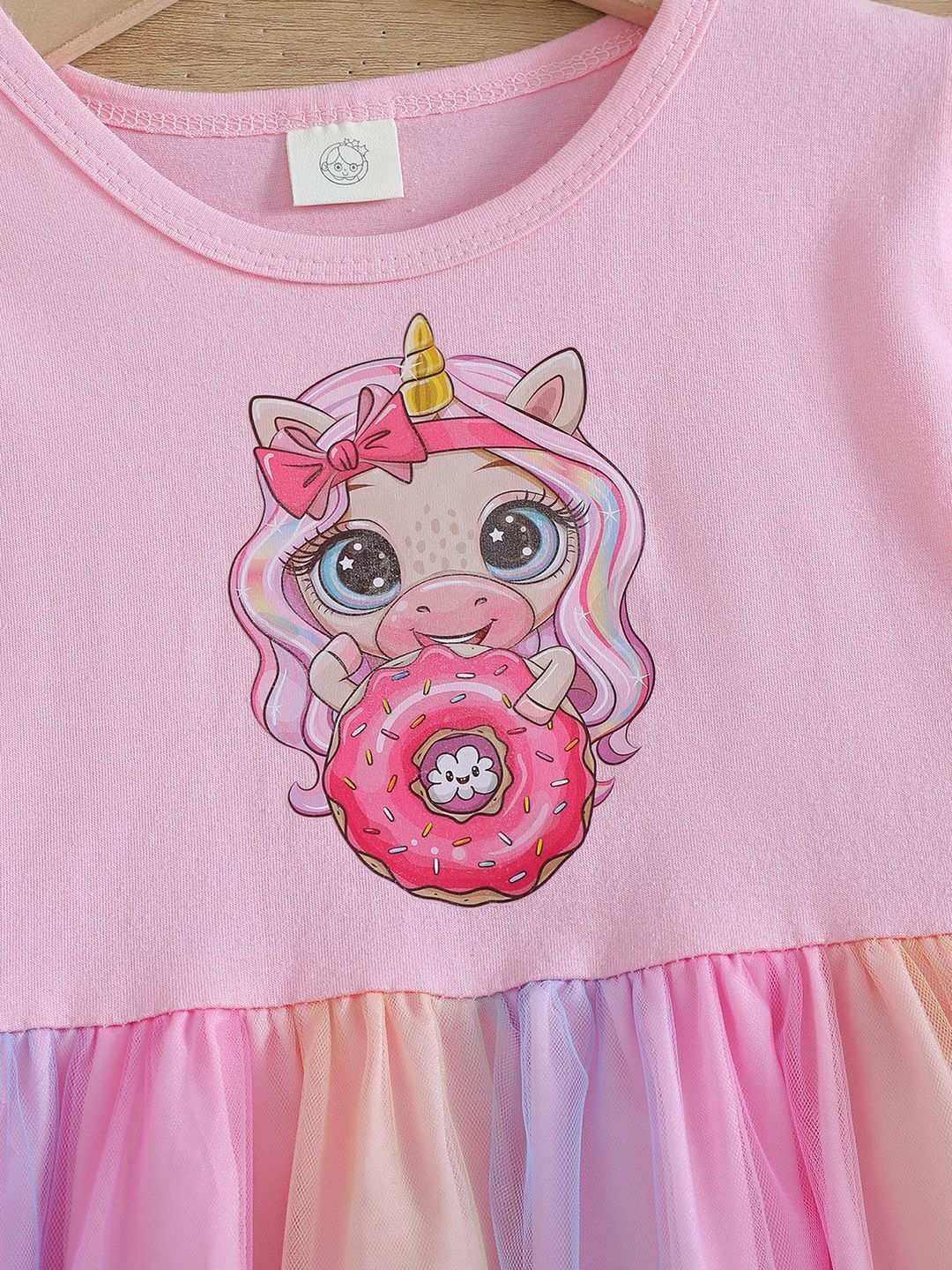 YK Print Fit & Flare Dress