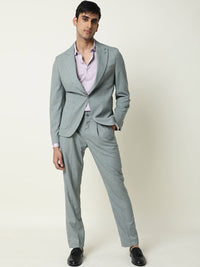 RARE RABBIT Men Dexs Slim Fit Mid Rise Formal Trouser