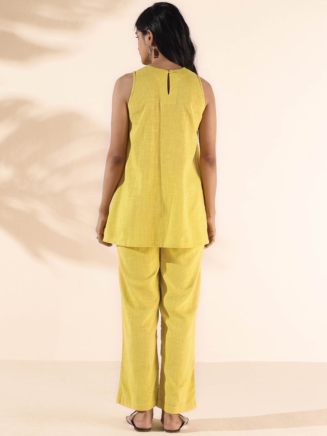 trueBrown Malang Pure Cotton Top & Trouser Co-Ord Set