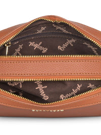 Berrylush Structured Sling Bag with Cut Work