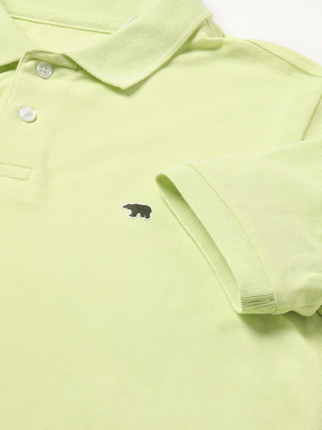 THE BEAR HOUSE Polo Collar Slim Fit Cotton T-shirt
