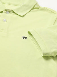THE BEAR HOUSE Polo Collar Slim Fit Cotton T-shirt