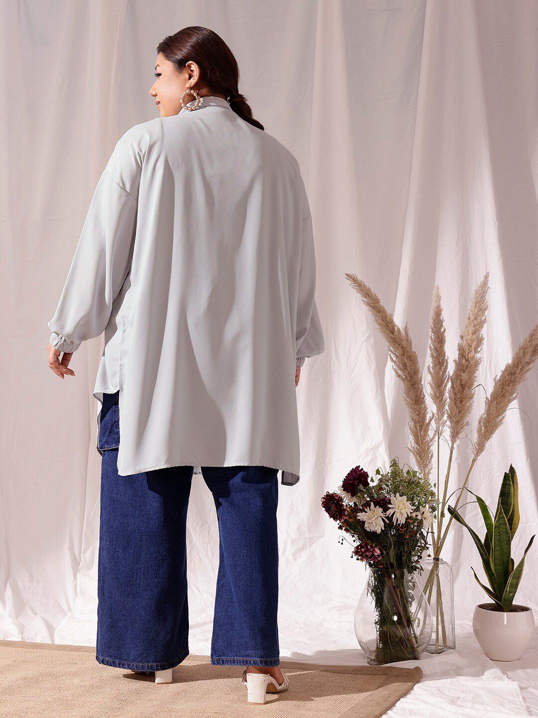 CURVY STREET Plus Size Comfort Casual Shirt