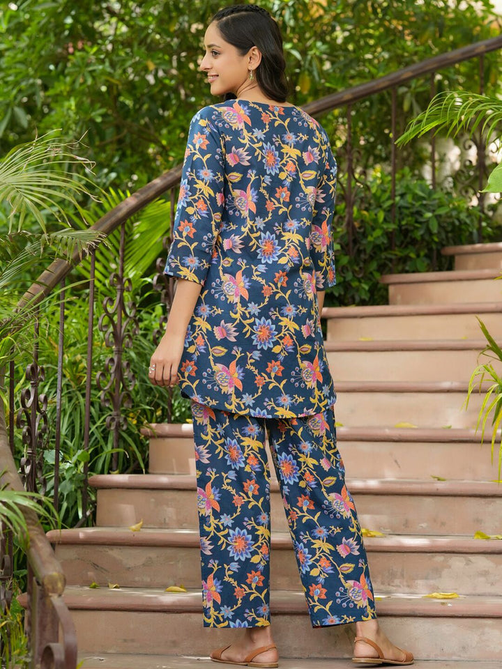 SANSKRUTIHOMES Printed Pure Cotton Night Suit