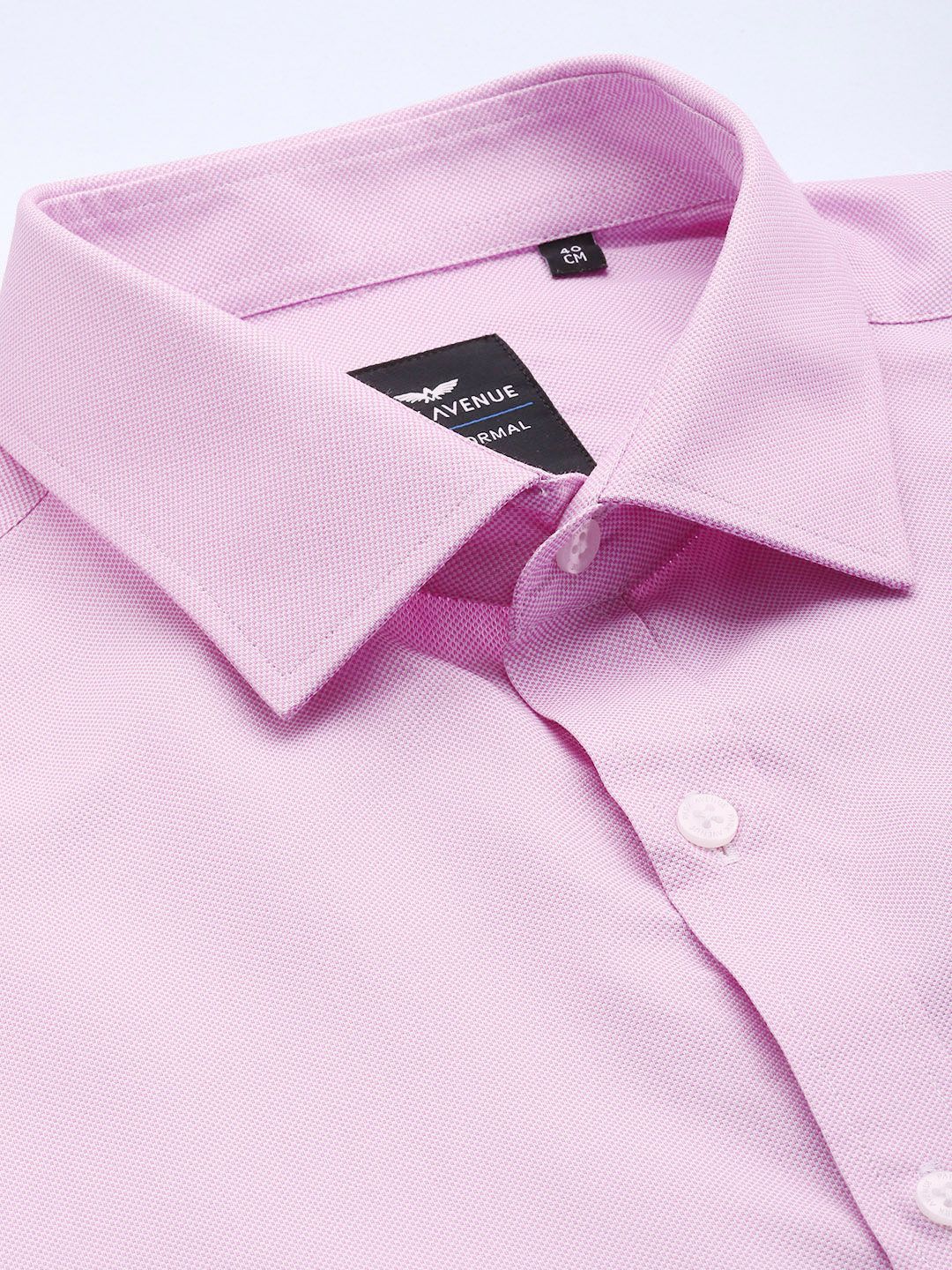 Park Avenue Slim Fit Textured Self Design Formal Shirt